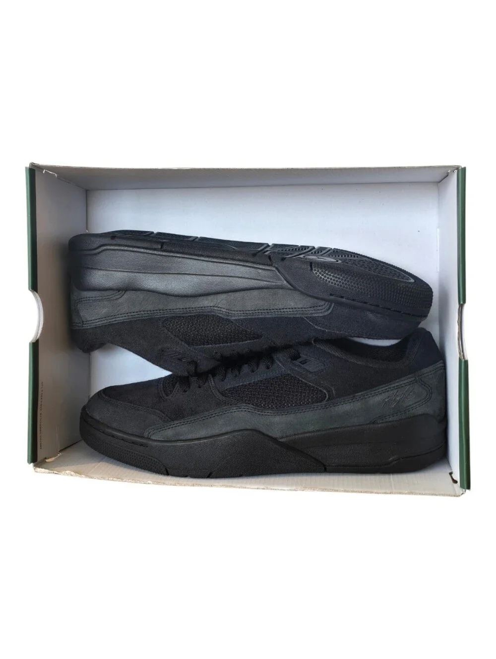 Jordan Flight Court Black Anthracite Men’s 11.5 Skate Sneakers Suede HF3255-010